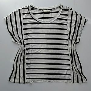 Les Amis Striped Boxy Soft Tee
